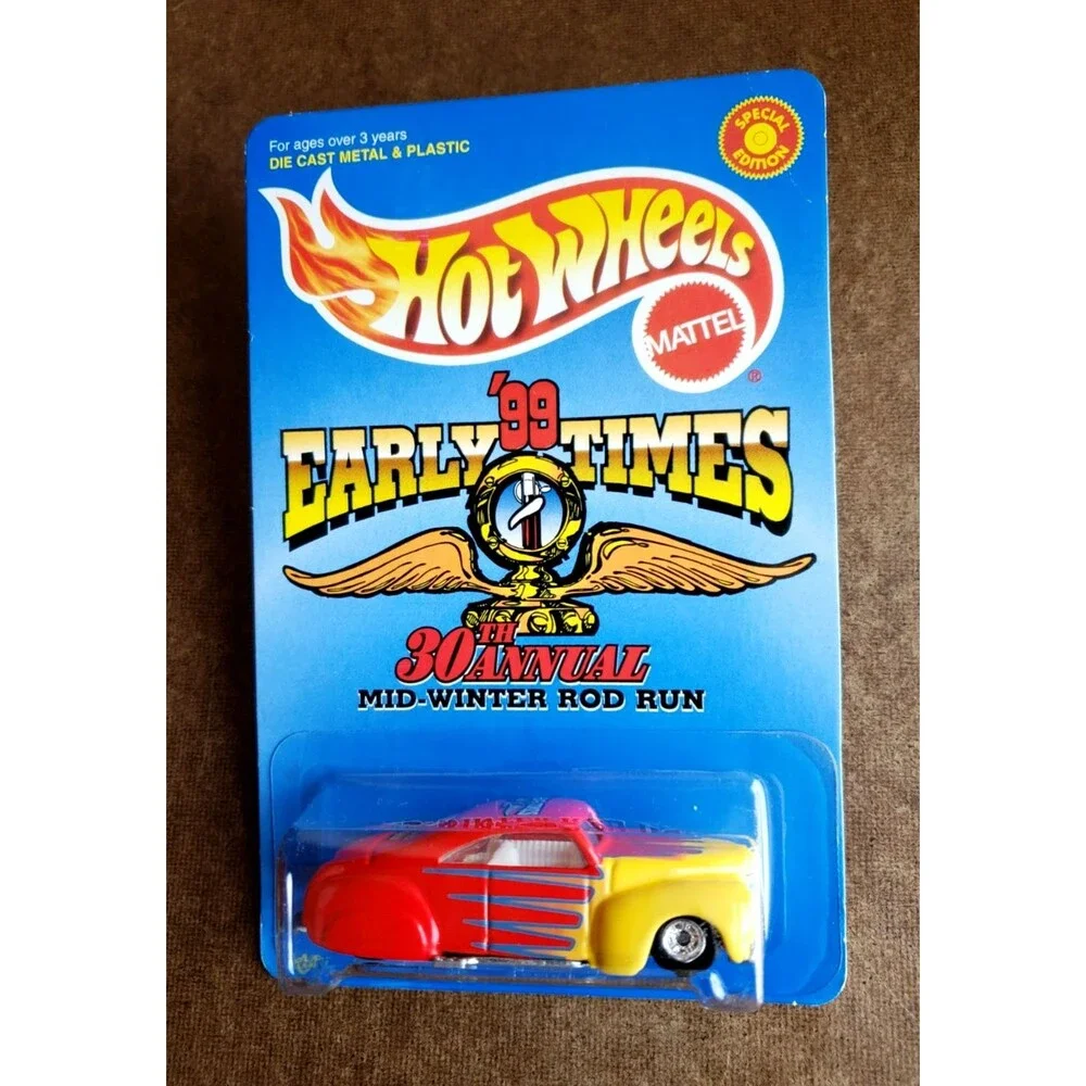 1999 Hot Wheels TAIL DRAGGER Red '99 EARLY TIMES 30Th. Annual Mid Winter Rod Run